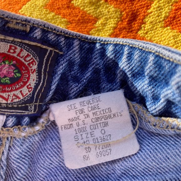 vintage distressed 90s jean high bleach dipped - Picture 4 of 7